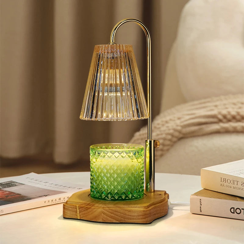 Wax Melt Candle Warmer Lamp - Luxury Mood Lamp with Timer