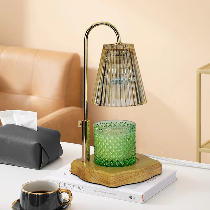 Wax Melt Candle Warmer Lamp - Luxury Mood Lamp with Timer