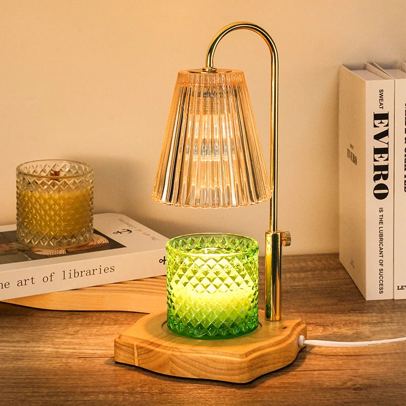 Wax Melt Candle Warmer Lamp - Luxury Mood Lamp with Timer