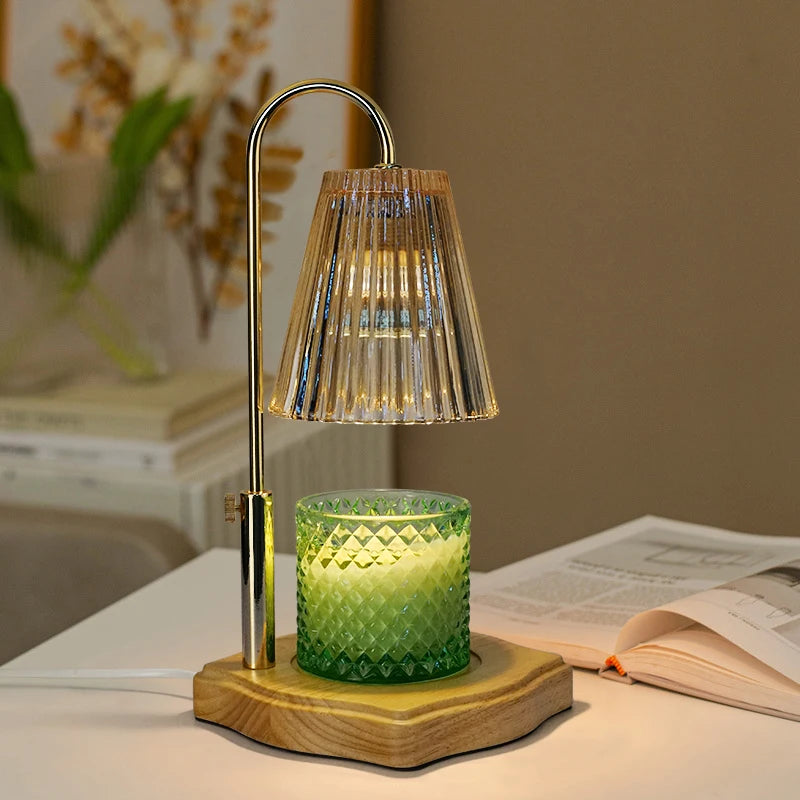 Wax Melt Candle Warmer Lamp - Luxury Mood Lamp with Timer